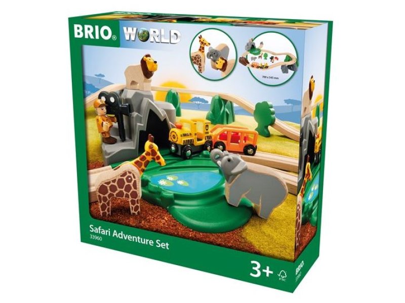 Gr. BRIO Bahn Safari S RW Set Brio GmbH 33960